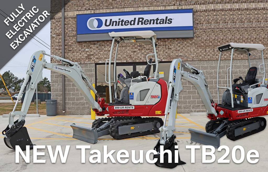 Fully Electric Excavator - NEW Takeuchi TB20e Electric Mini Excavator