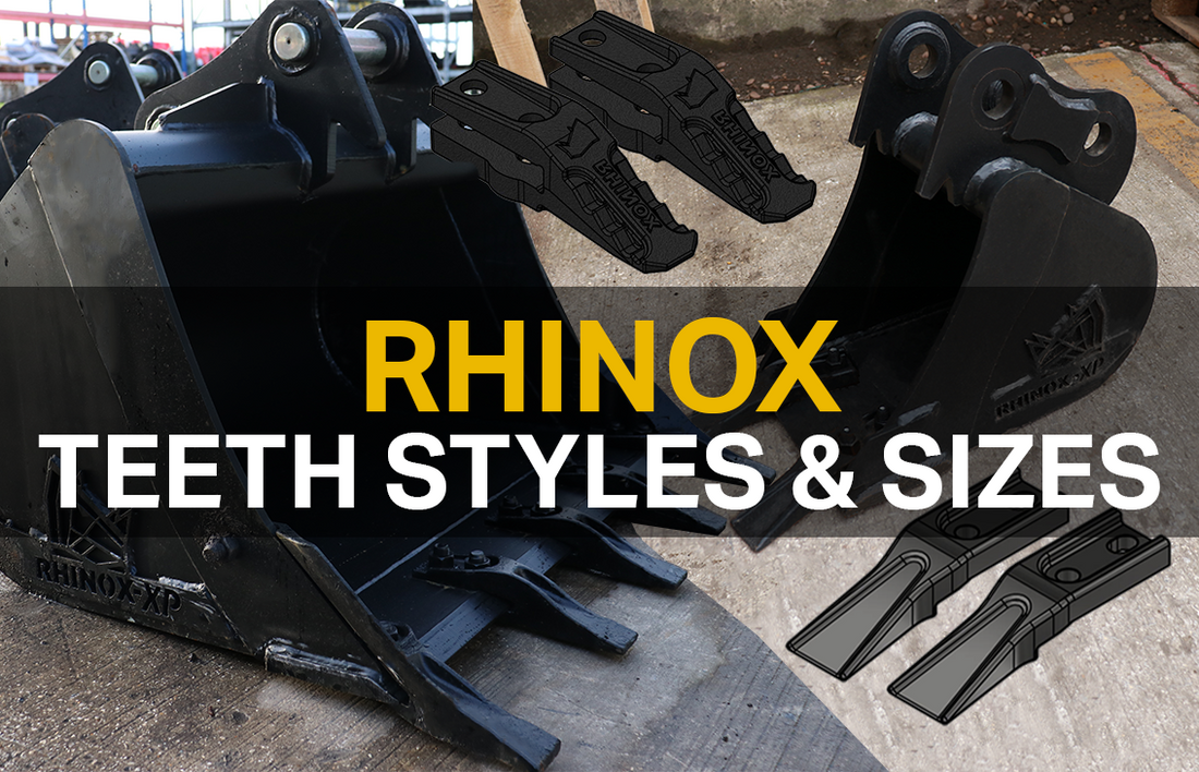 Rhinox Bucket Teeth - Styles and Sizes