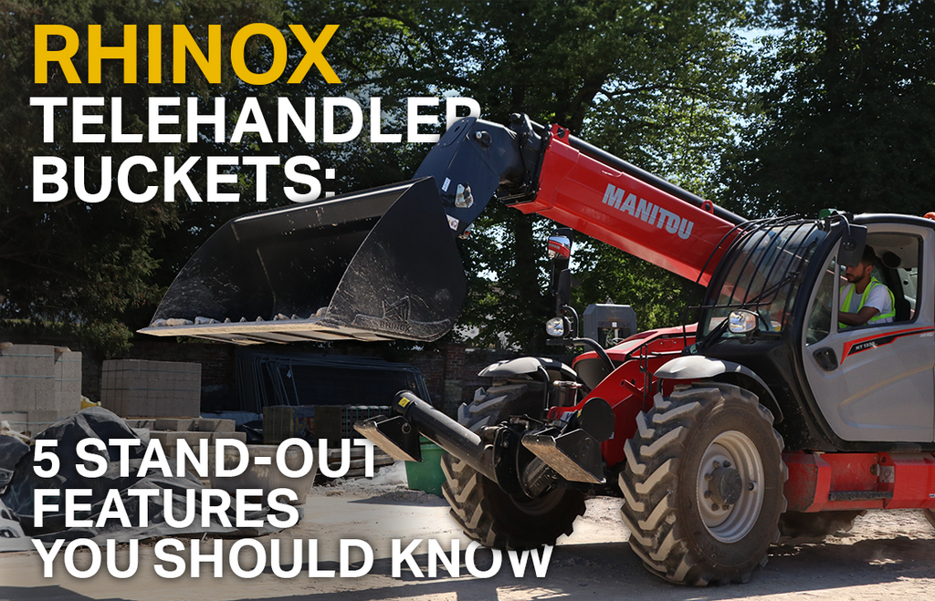Rhinox Telehandler Buckets: 5 Features You Should Know
