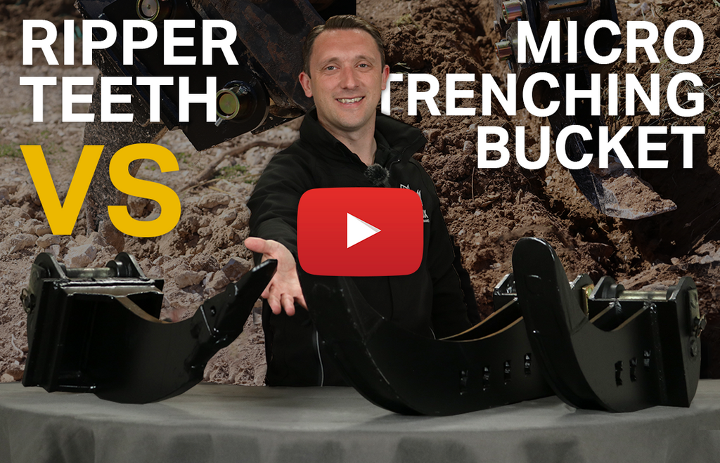 Ripper Tooth VS Micro Trenching Buckets - Common misuses and when to use! (Video)