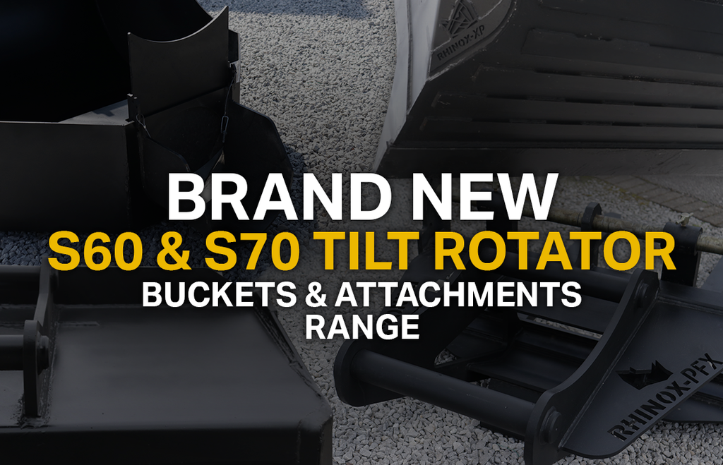 Tilt Rotator Bucket & Attachment Specs