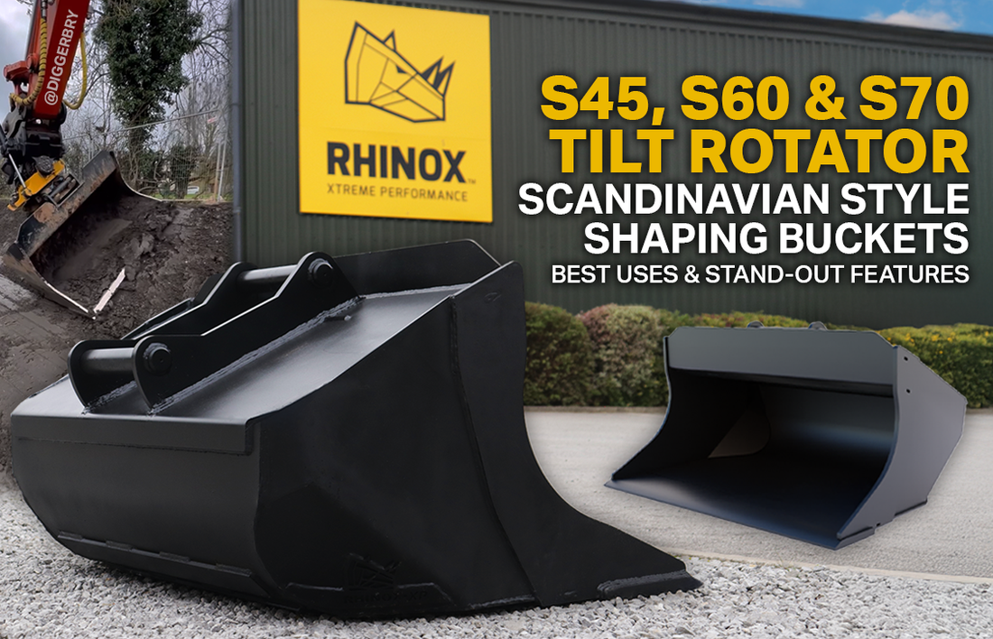 Scandinavian Tilt Rotator Shaping Buckets