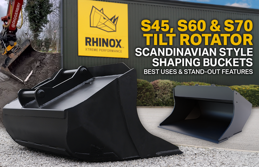 Scandinavian Tilt Rotator Shaping Buckets