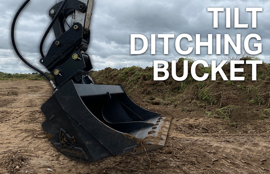 Tilting Bucket for an Excavator / Digger - What they are & Best uses