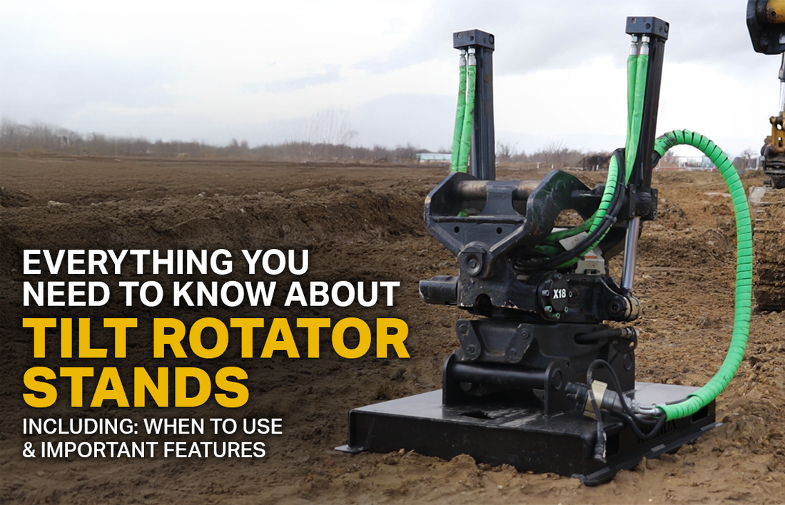 Stands for your Tilt Rotator Quick Hitch