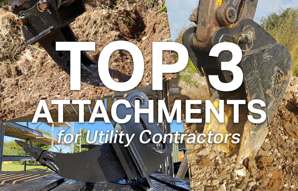 Top 3 Excavator Attachments for Utility Contractors