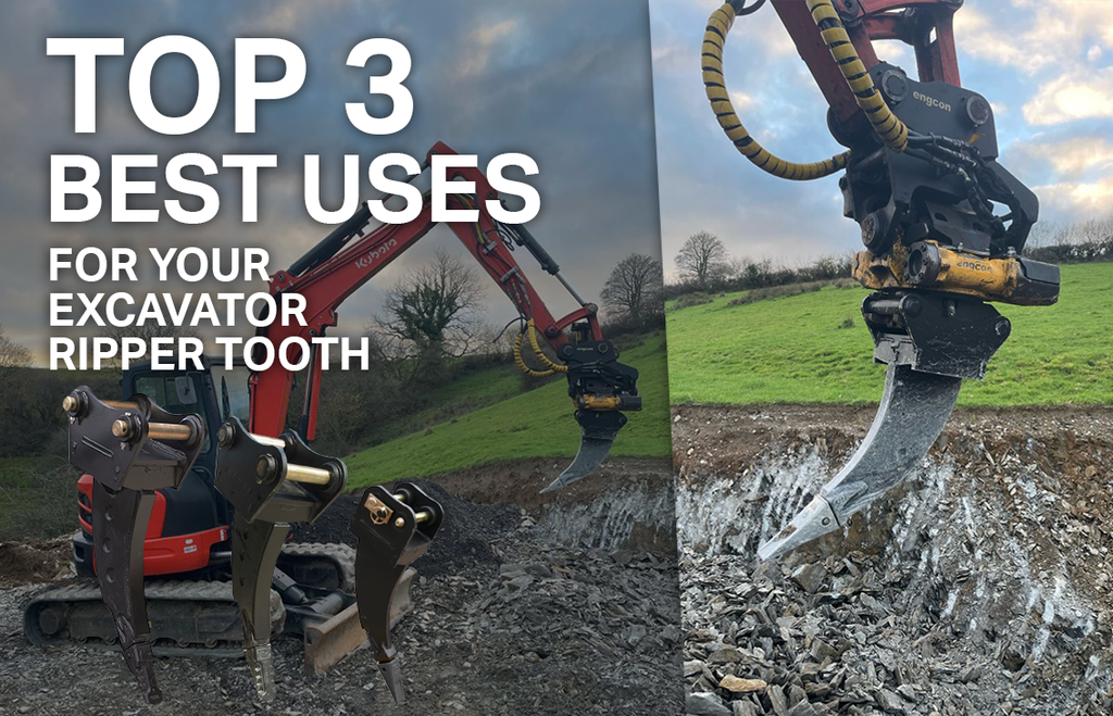 3 Best Uses for your Excavator Ripper Tooth