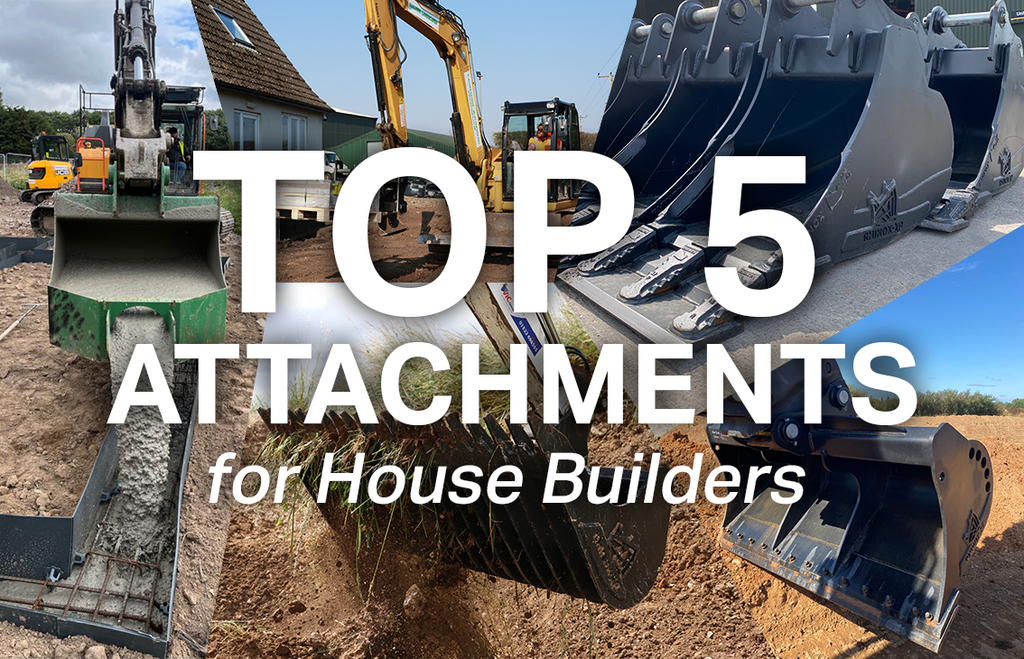 Top 5 Excavator Attachments for House Builders