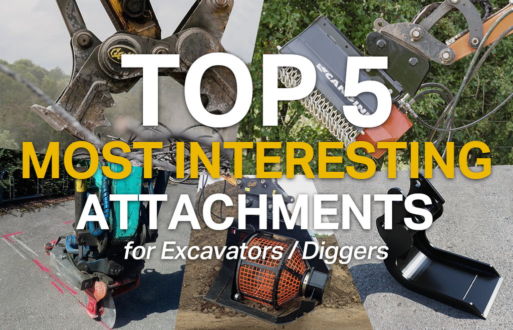 Top 5 Most Interesting Excavator / Digger Attachments | Rhinox Group UK