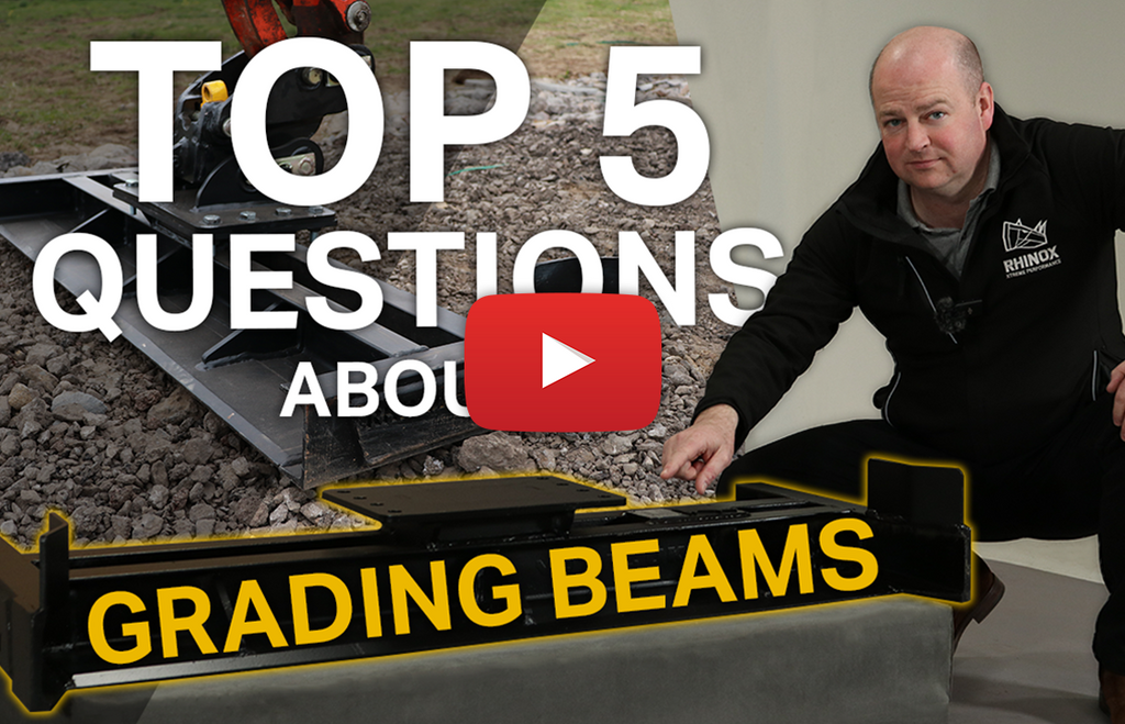 Answering the Top 5 Questions about Grading Beams - Micro Diggers, Quick Hitches and Best uses! (Video)