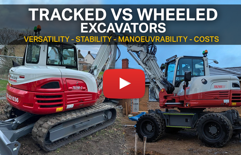 Tracked VS Wheeled Excavators (Video)