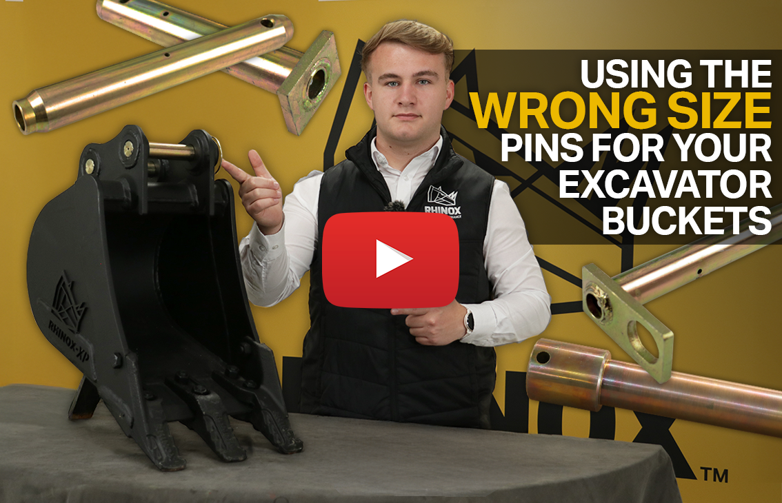 Pin Bucket R980 Types of Excavator Bucket Pins & Best Uses – Rhinox Group