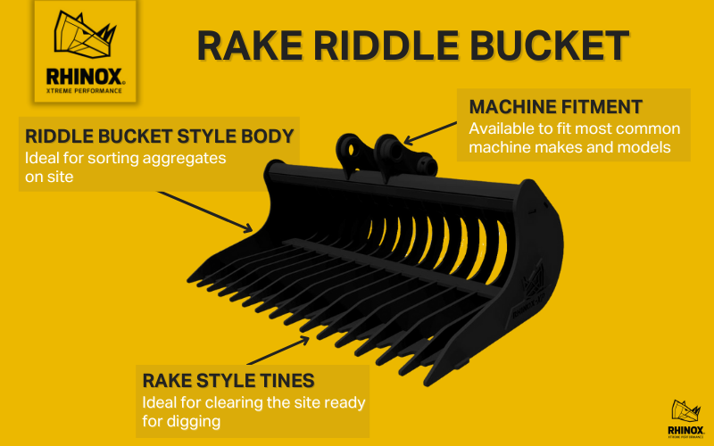 Rake Riddle Buckets – Rhinox Group