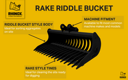 2-3 Ton Rake Riddle Buckets