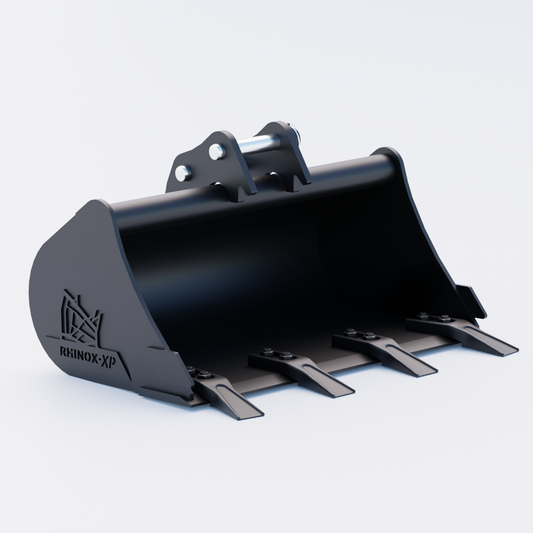 Kubota K008 Digging Bucket - 24" / 600mm - Toothed Bucket Front | Rhinox Group UK