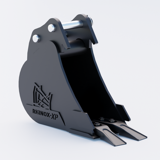 Kubota K008-5 Digging Bucket - 6" / 150mm - Toothed Bucket Front | Rhinox Group UK