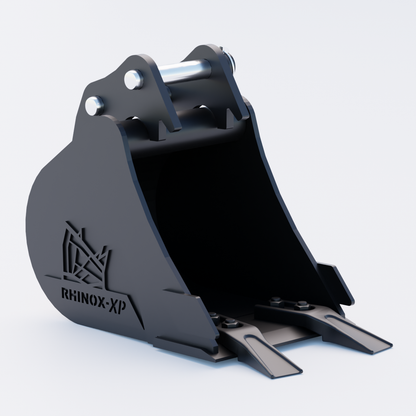 Kubota K008-5 Digging Bucket - 9" / 230mm - Toothed Bucket Front | Rhinox Group UK