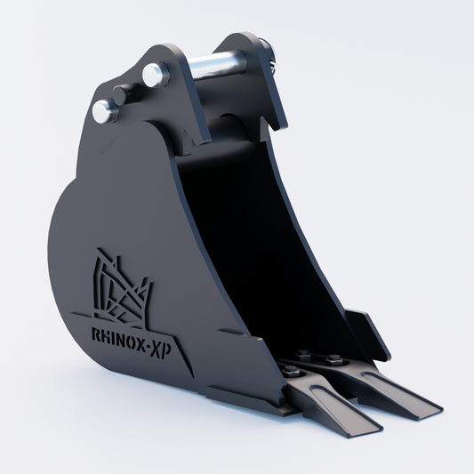 0G Digging Bucket - 6" / 150mm - Toothed Bucket Front | Rhinox Group UK