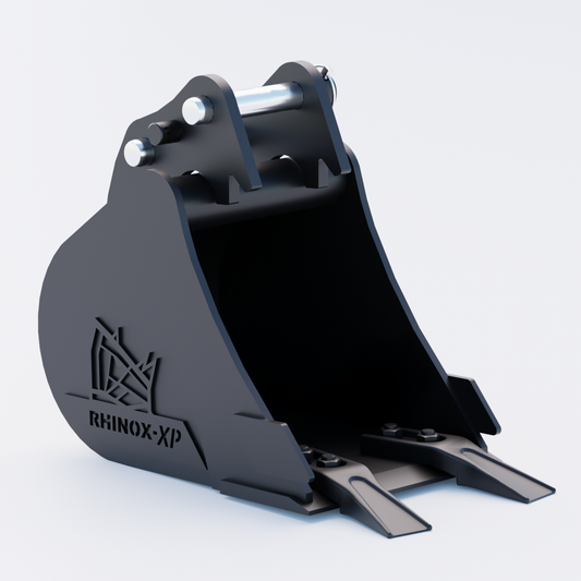 0G Digging Bucket - 9" / 230mm - Toothed Bucket Front | Rhinox Group UK