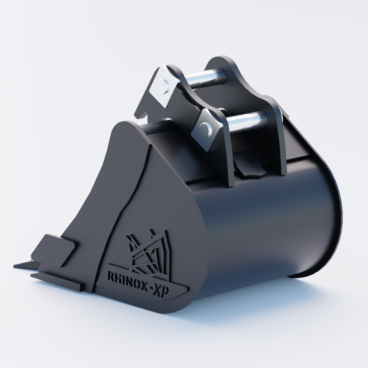 0H Digging Bucket - 12" / 300mm - Toothed Bucket Back