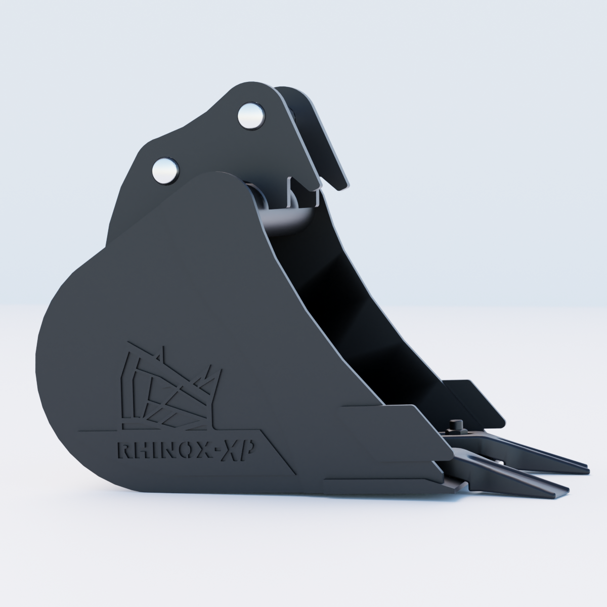 0N Digging Bucket - 12" / 300mm - Toothed Bucket Side