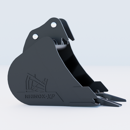 0N Digging Bucket - 12" / 300mm - Toothed Bucket Side