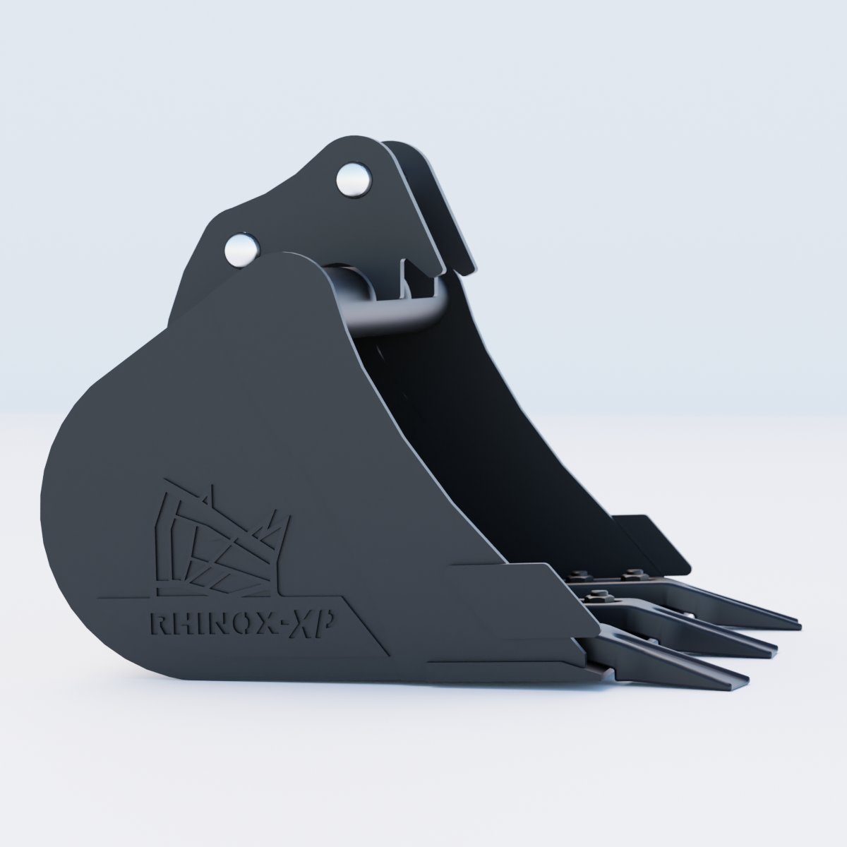 0N 18" Digging Bucket - Toothed Bucket Side