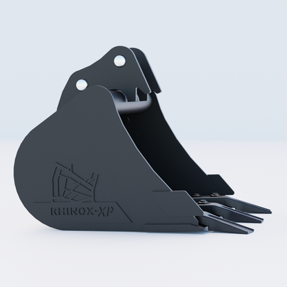 0N 18" Digging Bucket - Toothed Bucket Side