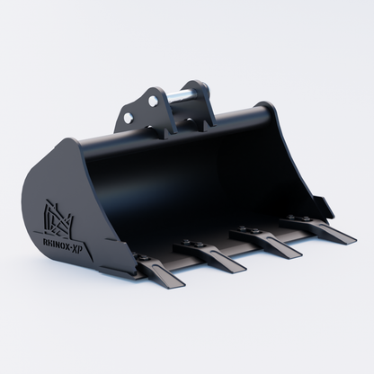 0N 24" Digging Bucket - Toothed Bucket Front