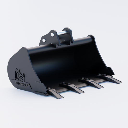 0N 24" Digging Bucket - Toothed Bucket Front