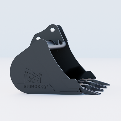 0N 24" Digging Bucket - Toothed Bucket Side