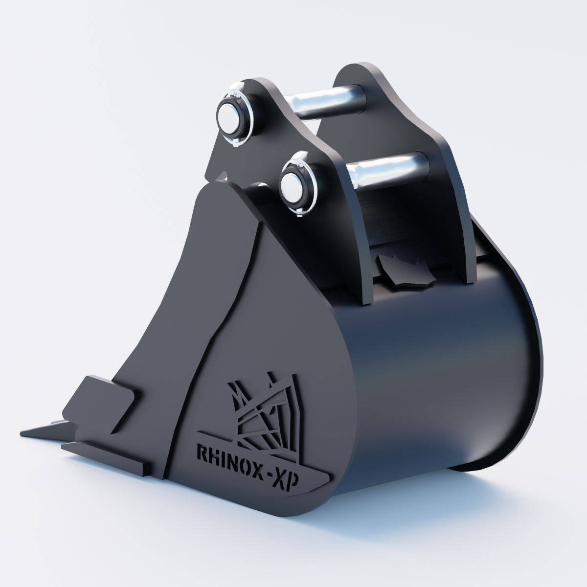 0N Digging Bucket - 9" - Toothed Bucket Back