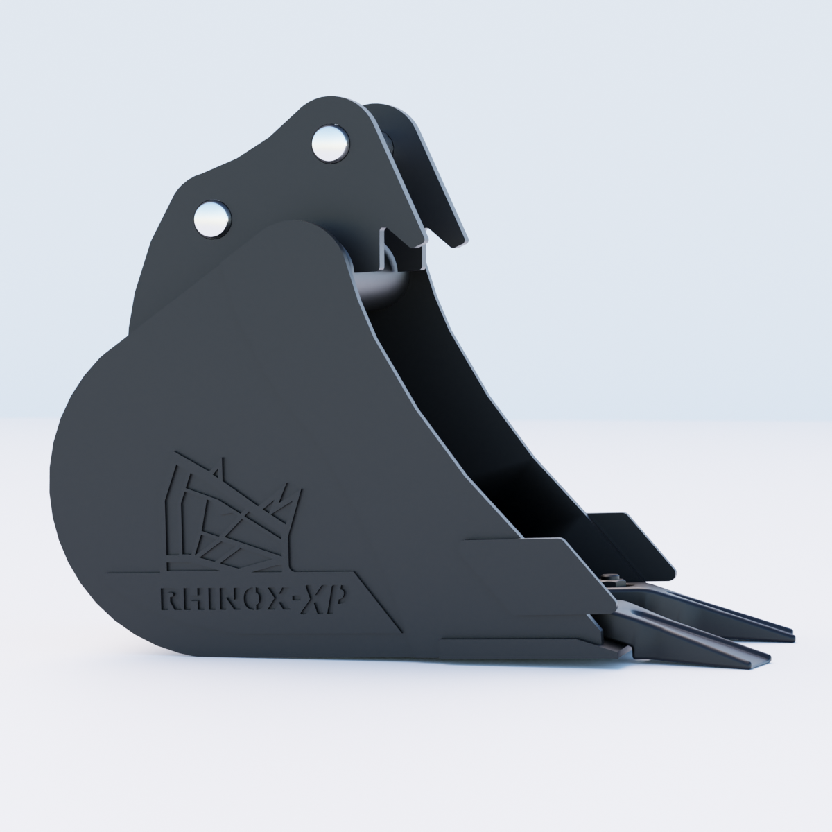 0N Digging Bucket - 9" - Toothed Bucket Side