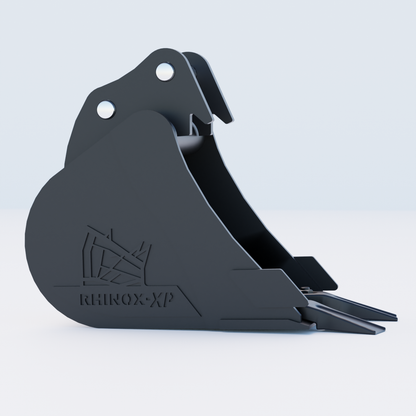 0N Digging Bucket - 9" - Toothed Bucket Side