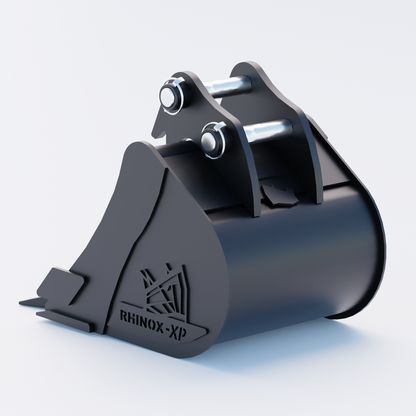 Sunward SWE 08B Digging Bucket - 12" / 300mm - Toothed Bucket Back | Rhinox Group UK