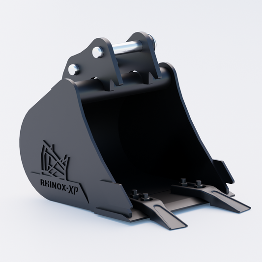 Sunward SWE 08B Digging Bucket - 12" / 300mm - Toothed Bucket Front | Rhinox Group UK