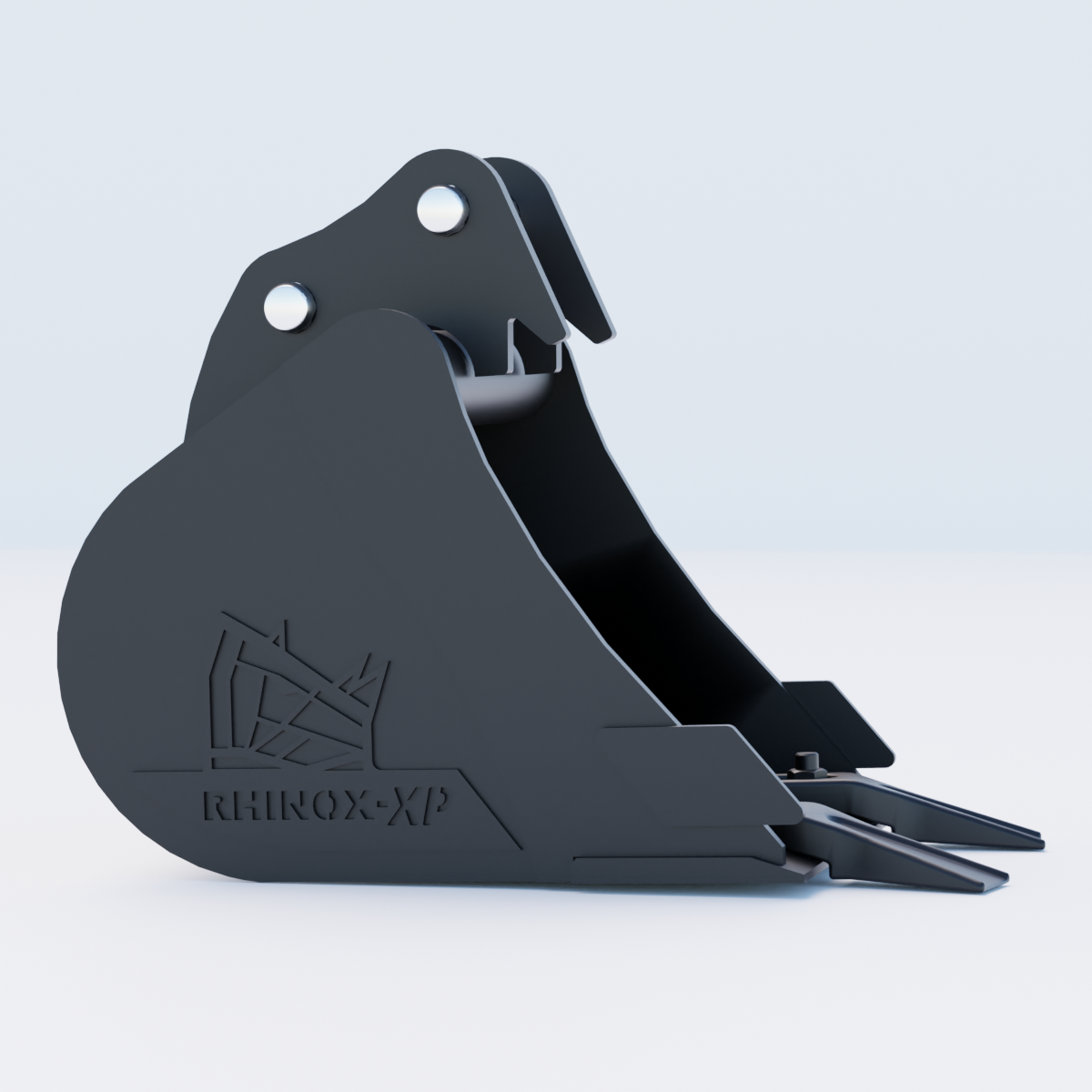 Sunward SWE 08B Digging Bucket - 12" / 300mm - Toothed Bucket Side | Rhinox Group UK
