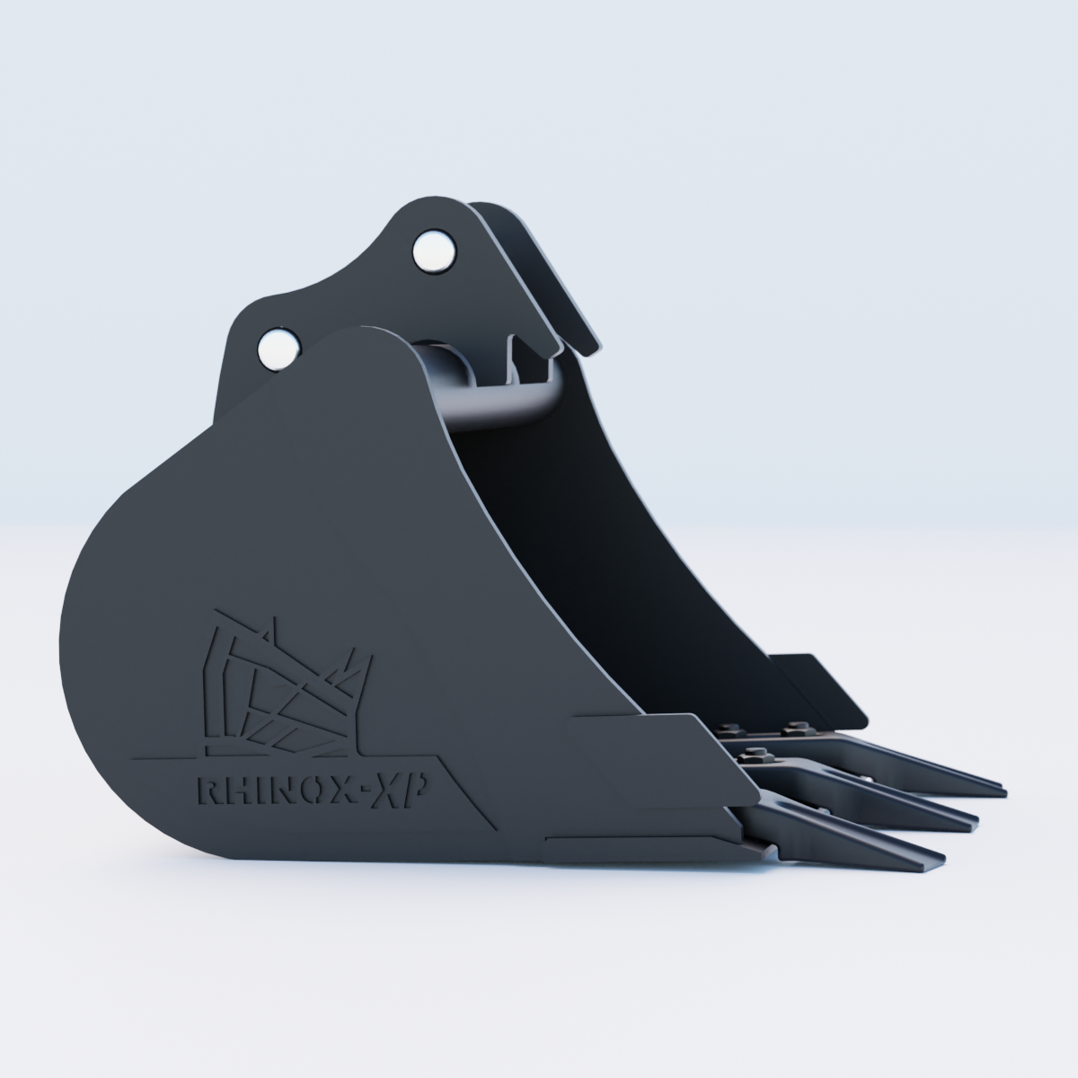1QN (Micro) 18" Digging Bucket - Toothed Bucket Side