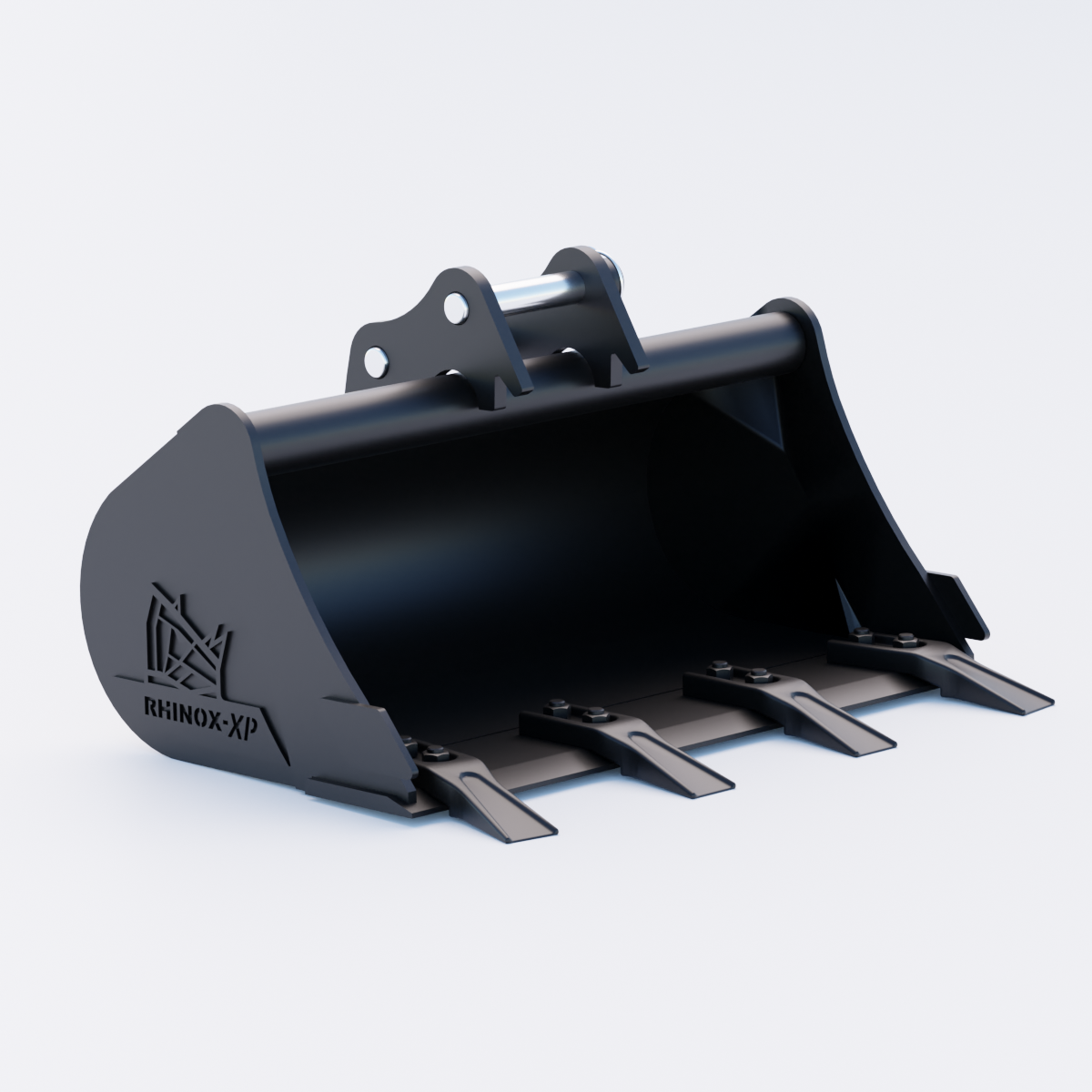 1QN (Micro) 24" Digging Bucket - Toothed Bucket Front