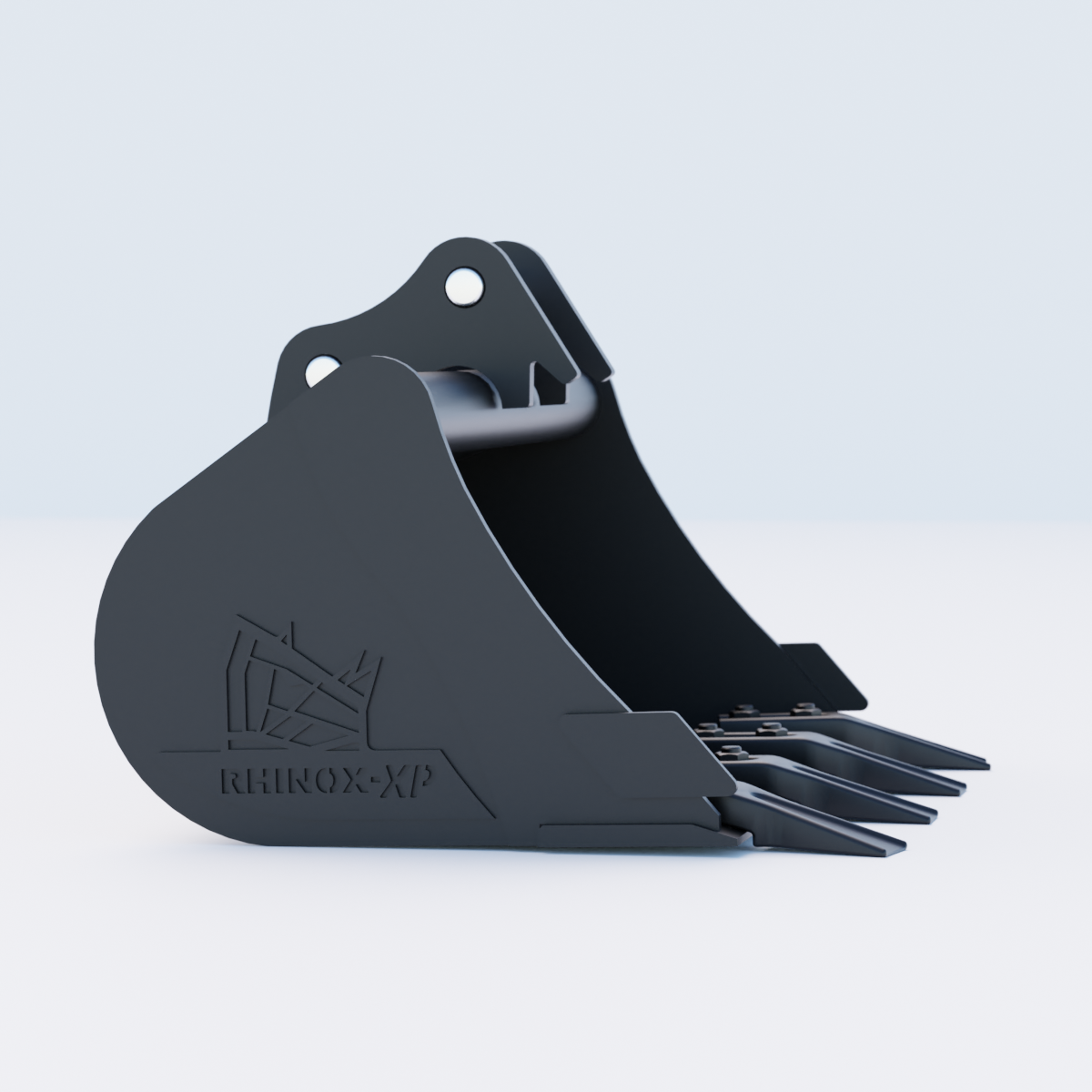 1QN (Micro) 24" Digging Bucket - Toothed Bucket Side