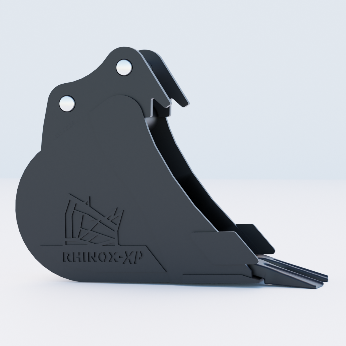 1QN (Micro) 6" Digging Bucket - Toothed Bucket Side