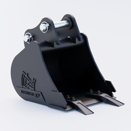 0W/1M,  Digging Bucket - 12" / 300mm - Toothed Bucket Front | Rhinox Group UK