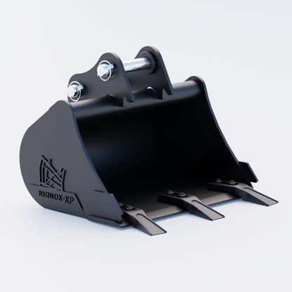 0W/1M,  Digging Bucket - 18" / 450mm - Toothed Bucket Front | Rhinox Group UK