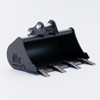 0W/1M,  Digging Bucket - 24" / 600mm - Toothed Bucket Front | Rhinox Group UK