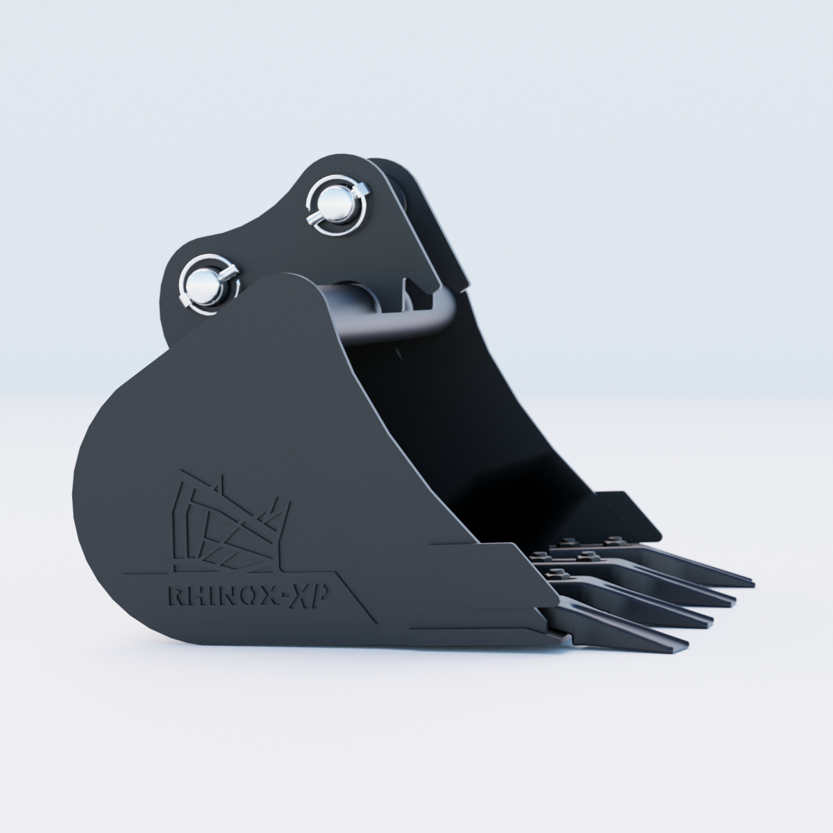 0W/1M,  Digging Bucket - 24" / 600mm - Toothed Bucket Side | Rhinox Group UK