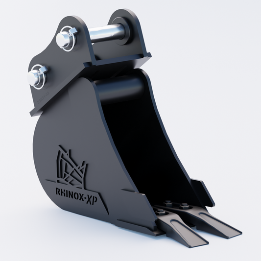 0W/1M Digging Bucket - 6" / 150mm - Toothed Bucket Front | Rhinox Group UK
