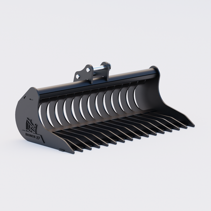 Hitachi ZX10U-6 Rake Riddle Bucket - 36" / 900mm Front