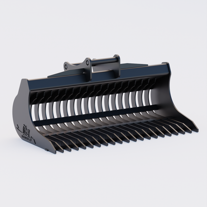 S60 Tilt Rotator Rake Riddle Bucket - 72" Front