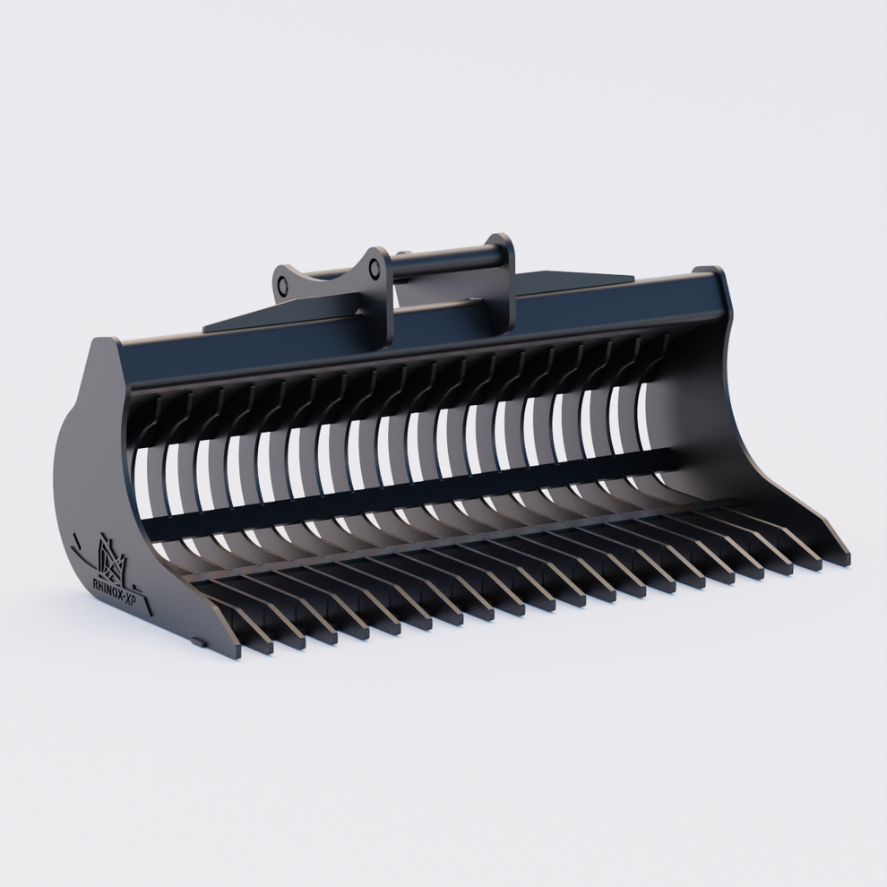 S60 Tilt Rotator Rake Riddle Bucket - 72