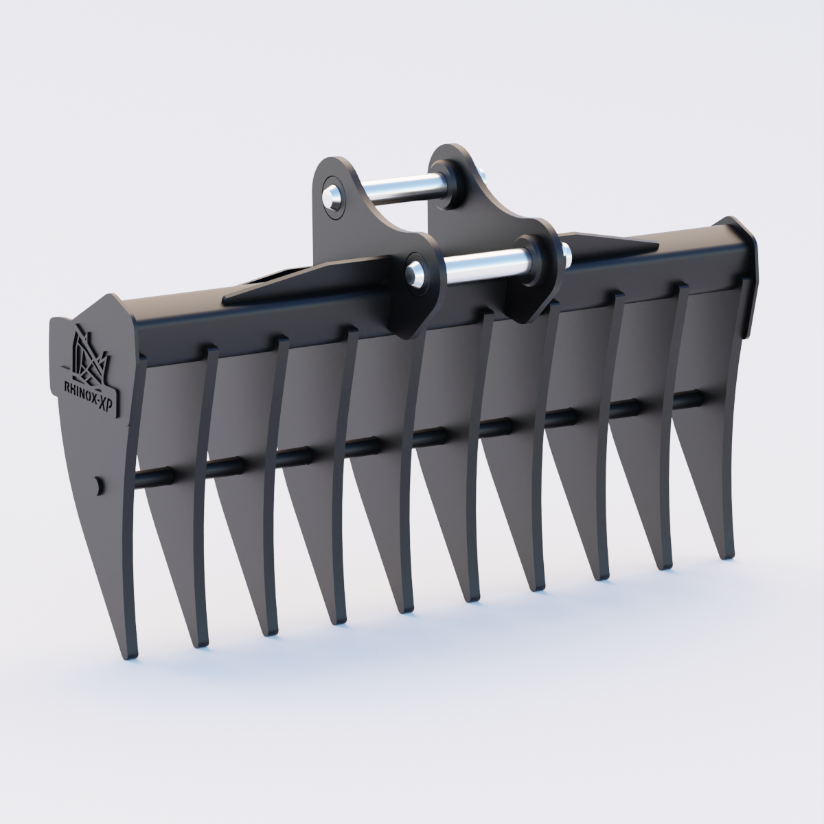 14 Ton Excavator Land Rake 72" / 1800mm (c/w Pins) Front
